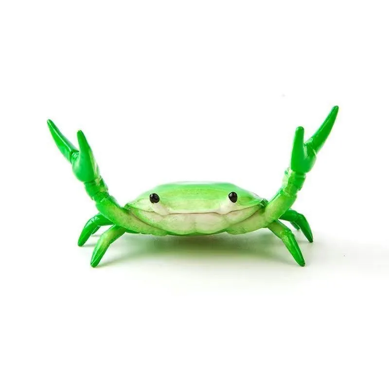 Creative Design pen holder Weightlifting Crab Pen Holder Item Placement Holding Bracket Ornament Model