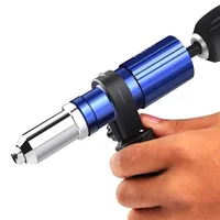 Electric Rivet Gun Drill Adapter 2.4mm-4.8mm Rivet Nut Gun Drill Adapter Cordless Riveting Tool Insert Nut Pull rivet Tool New 2