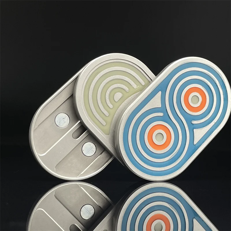 Multiple Directions Fidget Slider Stainless Steel Haptic Slider Metal EDC Fidget Toys ADHD Tool Stress Relief Toys Office