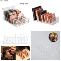 HOT! 7/8 Grids Storage Box Clear Plastic Makeup Cosmetic Stand Holder Lipstick Organizer 1