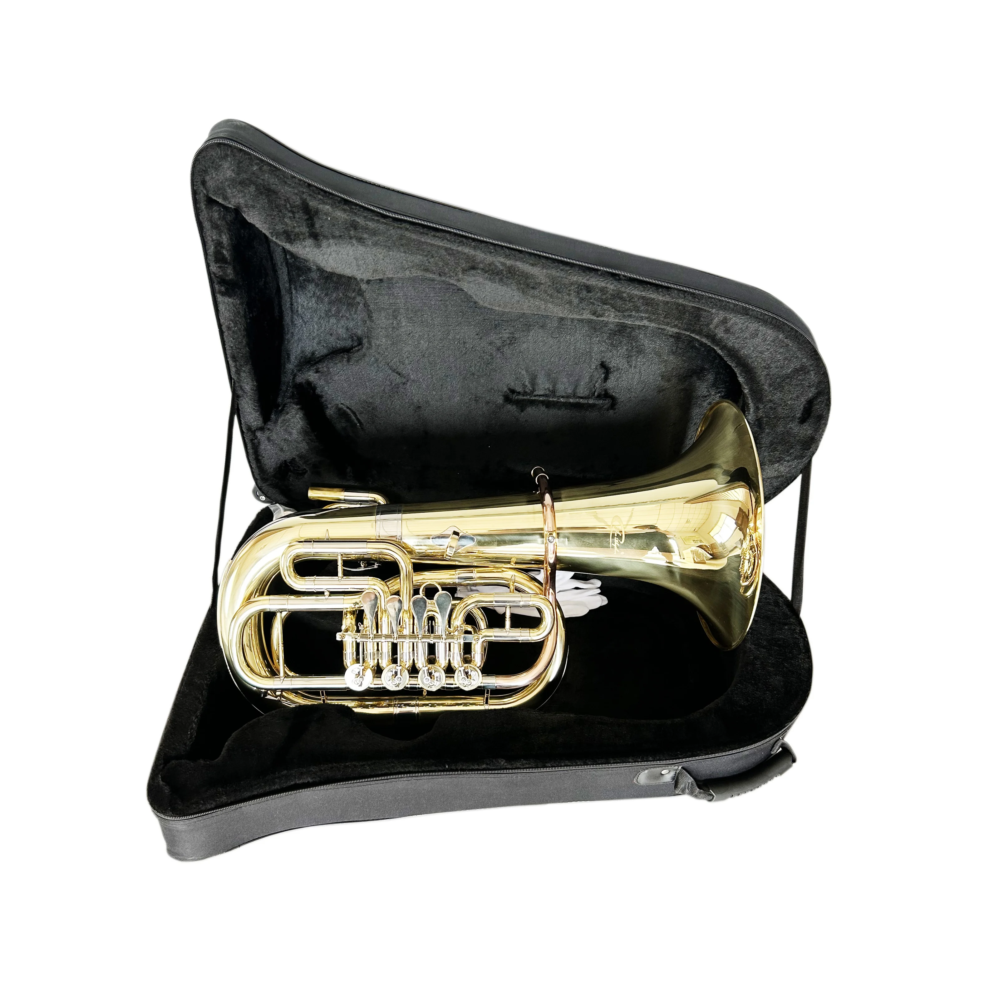 SEAOUSND C/Bb Key Gold 4 Rotary Euphonium JYEP740