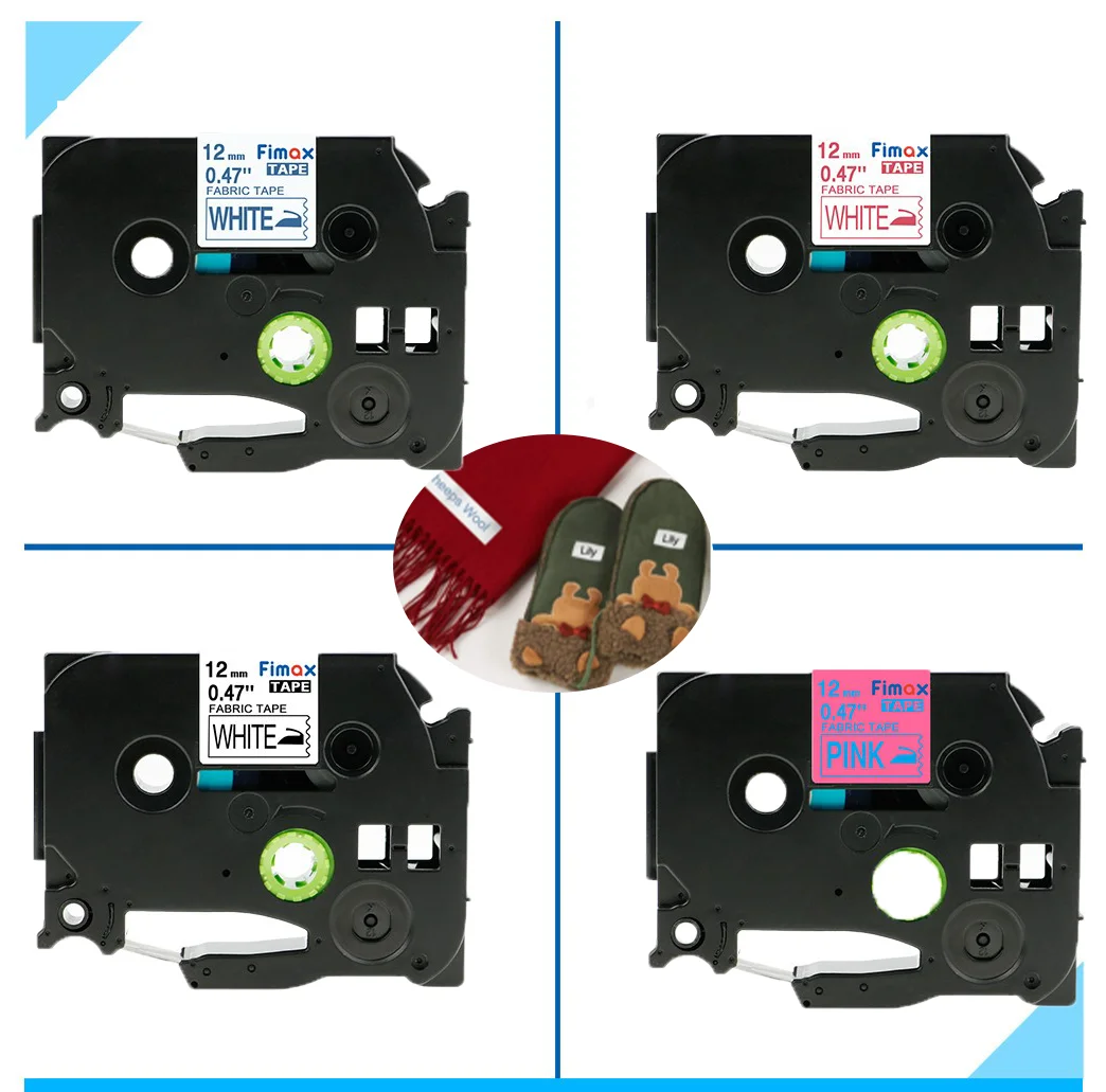 Cinta Laminada Termo Adherente Brother TZe-FA3 12 mm de Ancho Transferencia Térmica | Bodega