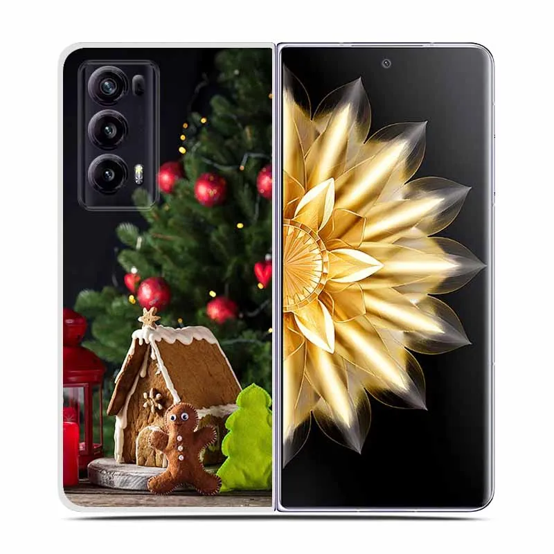 Christmas Cute Clear Hard Plastic Back Cover - Cartoon Design