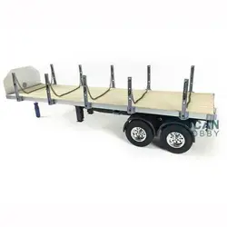 TOUCAN 1/14 DIY 2Axle RC Tractor Flatbed Semi Trailer Truck for Tamiyaya Model TH01024-SMT4