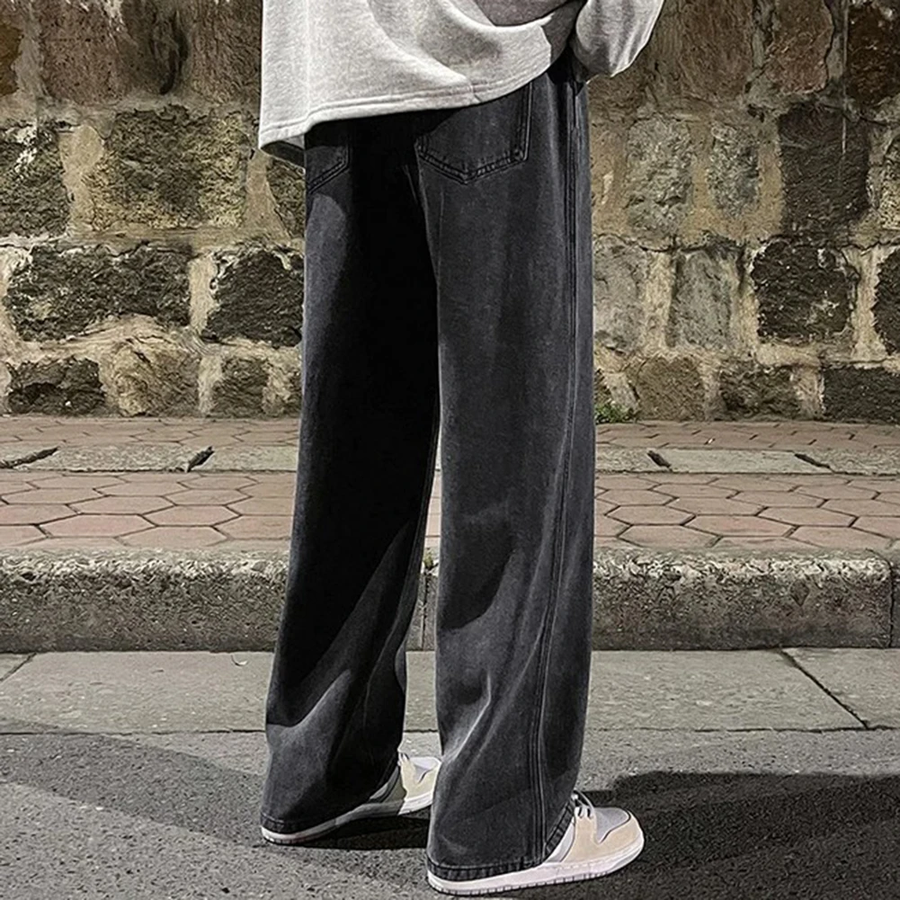 

Regular Pants Baggy Solid Color Straight Casual Street Photography Classic Pants Vacation Stylish Comfy Fashion