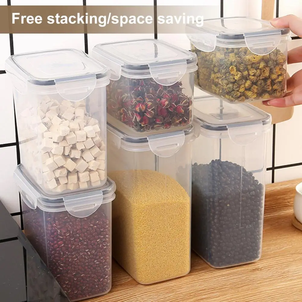 Air Tight Containers Pantry  Plastic Food Storage Container - 3 Storage  Jars - Aliexpress
