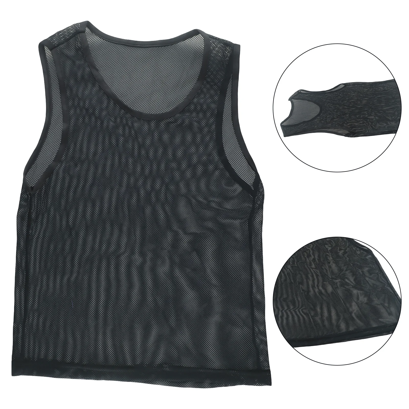 

New High Quality Vest Jerseys Training Vests Nylon Scrimmage Team For Youth Sports Loose Fitment Mesh Jerseys 40*56cm
