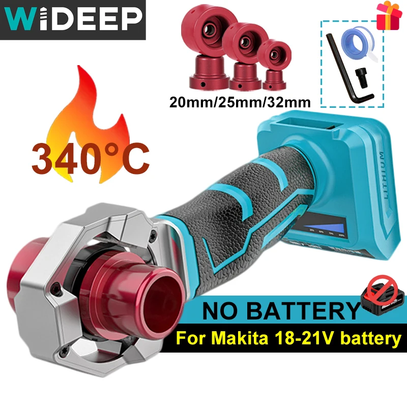 Pipe Welding Iron Cordless PPR Pipe Soldering Plastic Welding Tube Heating Hot Melt For Makita 18V Battery