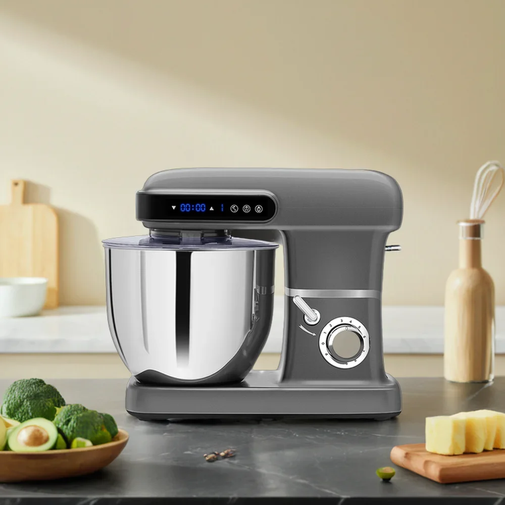 Customized 10L Home Kitchen Planetary Electric Food Mixer Standing Dough And Cake Mixer With Touch Control Plastic Housing 4