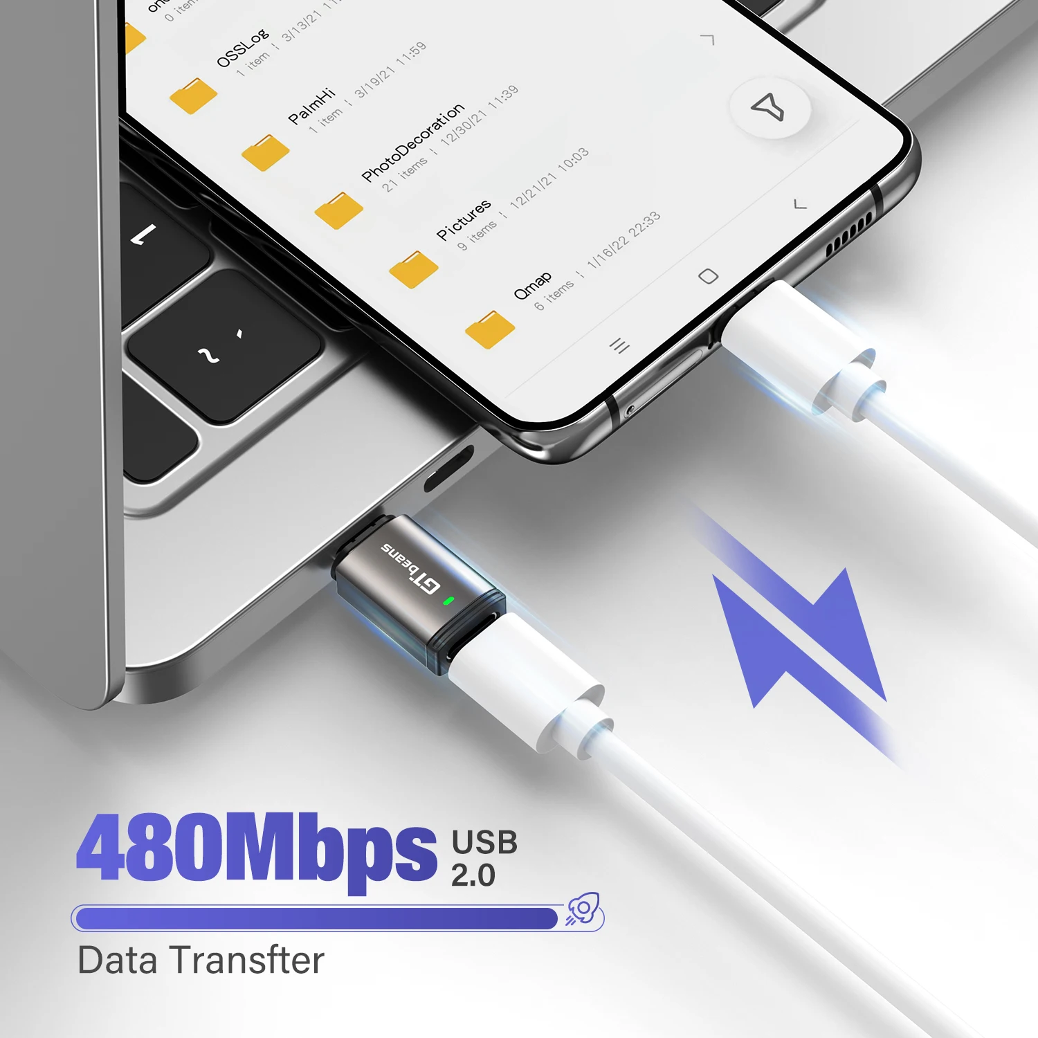 USB C To Type C Magnetic OTG Adapter OTG Adapter USB To Type C Adapter Magnetic Cable Adapter Magnetic Charging Adapter PD 100W Fast Charging USBC Magnet Connector For MacBook Pro Samsung Huawei Xiaomi Laptop