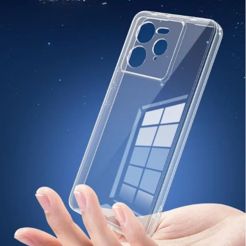 Ultra Thin Clear Soft Transparent TPU Phone Case - Sleek Back Cover Design
