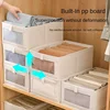Visible Wardrobe Storage Organizers Cabinet Drawer Clothes Storage Box for T-Shirts Jeans Underwear Pants Organizer Box 2