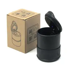 

Portable Car Ashtray Garbage Coin Storage Cup Container Cigar Ash Tray With Lid Auto Styling Garbage Coin Storage Cup