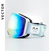 VECTOR OTG Ski Snowboard Goggles Women Men Skiing Eyewear UV 400 Snow Protection Glasses Adult Double Spherical Mirror Magnetic 5