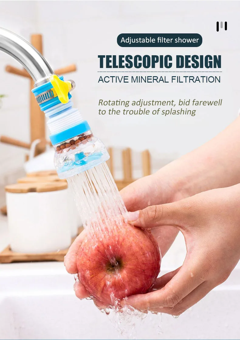 Description Picture 5 of itemKitchen Faucet Nozzle Extender Sink Water Tap Nozzle Filter Bubbler Faucet Aerator Attachment Home Bathroom Toilet Accessories