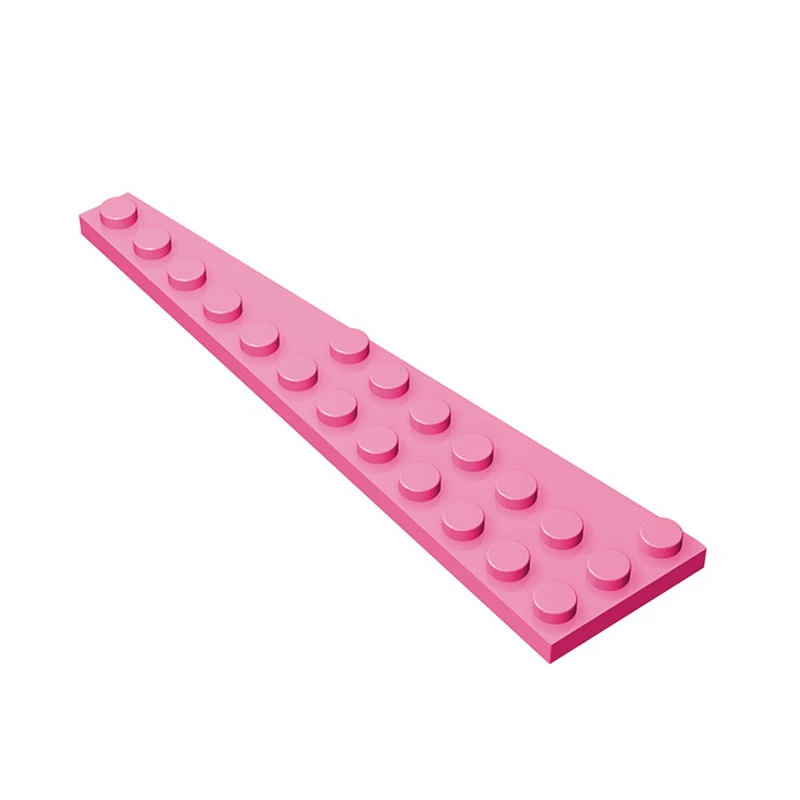 10Pcs MOC Parts 47398 Wedge Plate 12 x 3 Right Compatible Bricks DIY Assmble Building Blocks Particle Brain Toy Gift