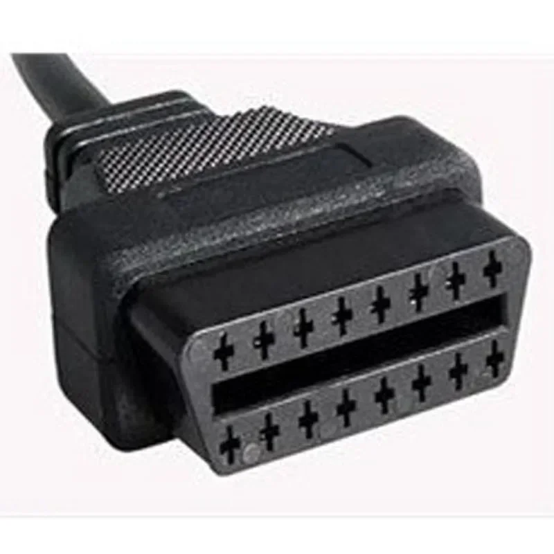 14 Pin To 16Pin Cable OBD II Diagnostic Interface 14Pin To OBD2 16 Pin Adapter Works For Auto Car Vehicles For Nissan obd2 scanner obd2 connector obd2 extension cable obd2 cable