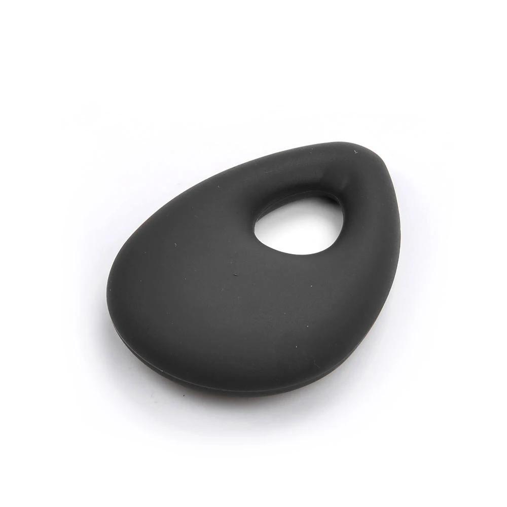 Romantic Angle Tear Pendant Silicone Teething Necklace 1pc Teether Beads For Baby Nurse Gifts For Mom Custom Jewelry 3
