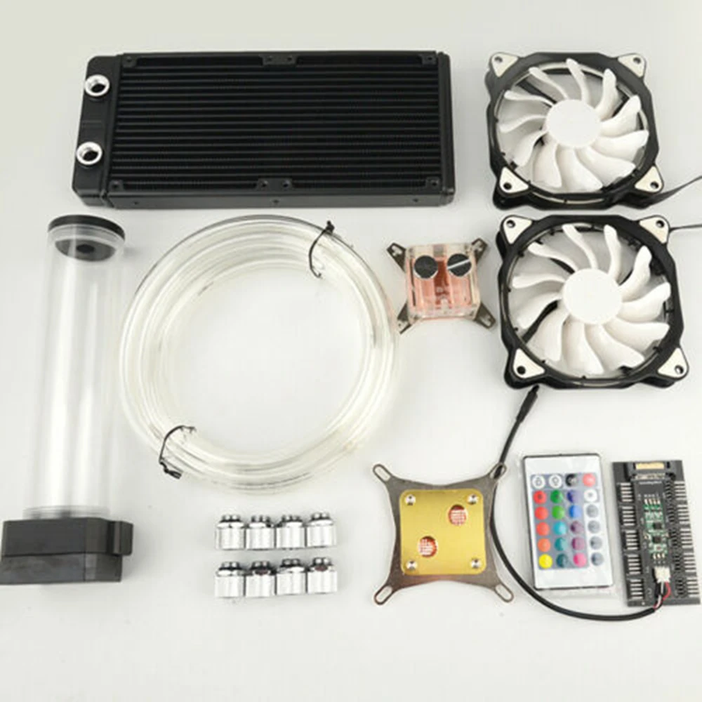

Комплект для водяного охлаждения процессора GPU INTEL компьютерная система охлаждения жидкостью тепловые фитинги США