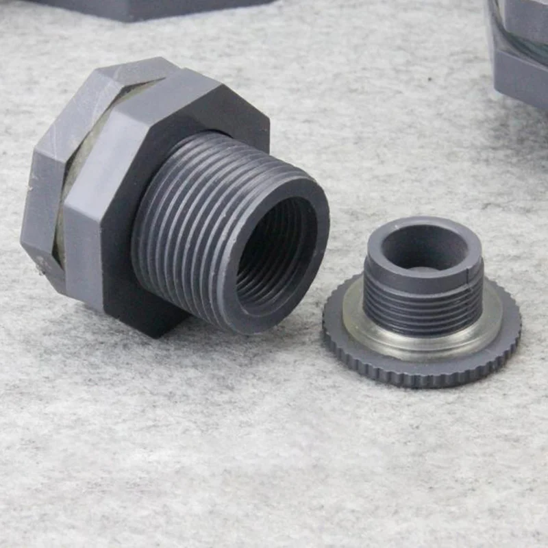 Fish Tank Bulkhead Pipe Joints Pvc  Fmale Thread Aquarium Water Inlet Outlet Connector Water Tank Drainage 1 Pcs