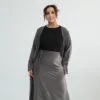 Eid Women Muslim Set Abaya Kimono Cardigan and Skirt 2 Piece Set Dubai Kaftan Kimono Jalabiya Femme Ensembles Islam Clothing New