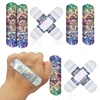 50pcs/set Cartoon Laser Color Band Aid Waterproof PE Patch Wound Dressing Sticking Plaster Holographic Color Adhesive Bandages 1