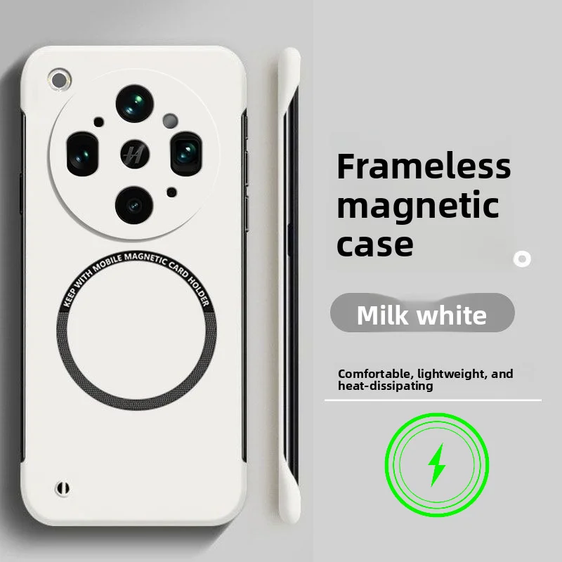 Ultra Thin Frameless Magnetic Shockproof Fashion Color Case - Enhanced Protection Cover
