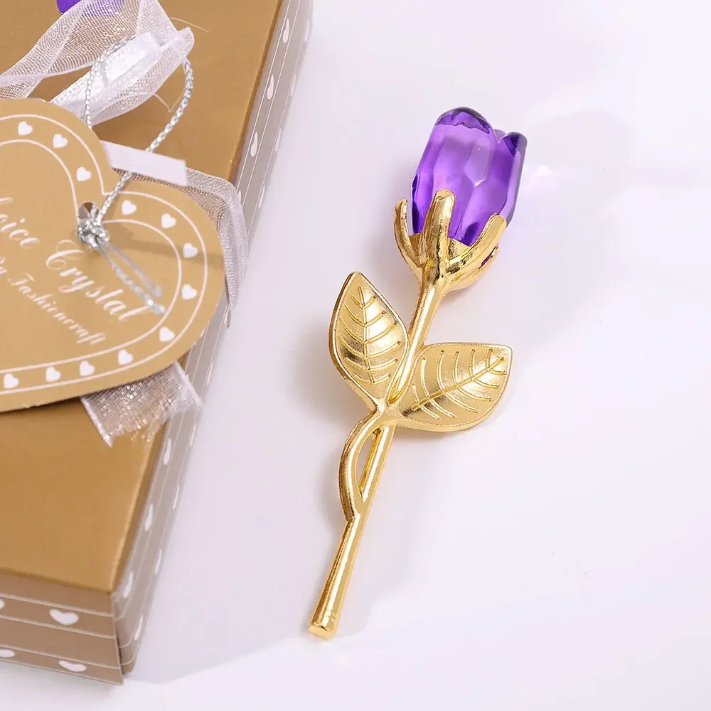 Fashioncraft Gold Rose Keychain Favor