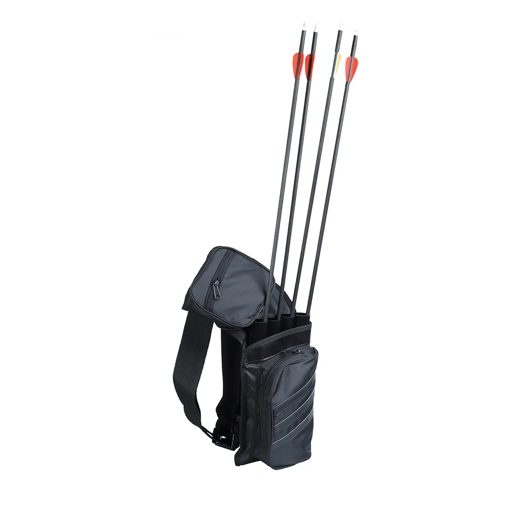 

Fishing Pole Holders Large Capacity Quiver Waist Bag Arrow Archery Fanny Pack Hanging Bow