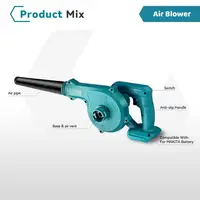 Electric Air Blower & Suction 2 In 1 Cordless Portable Handheld Leaf Computer Dust Cleaner Power Tool For Makita 18V Battery 2