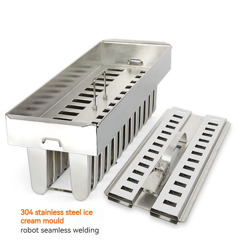 

26pcs Stainless Steel Brazilian Popsicle Mould Ice Lolly Mold With Aligner Brazil Style 304 SUS Popsicle Mould