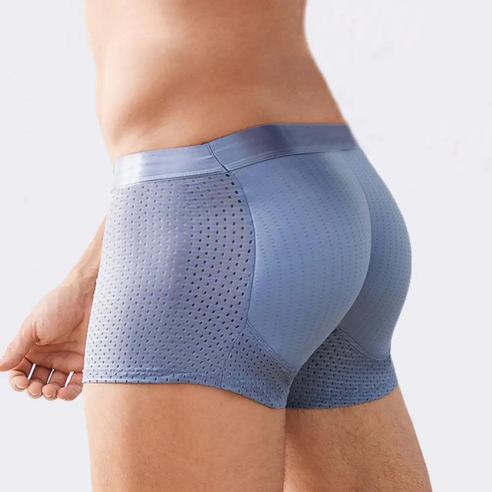 

Butt Lifting Underwear Enhance Silhouette with Traceless Raised Buttocks Men Panties Soft Sweat Absorbing High Waist for A