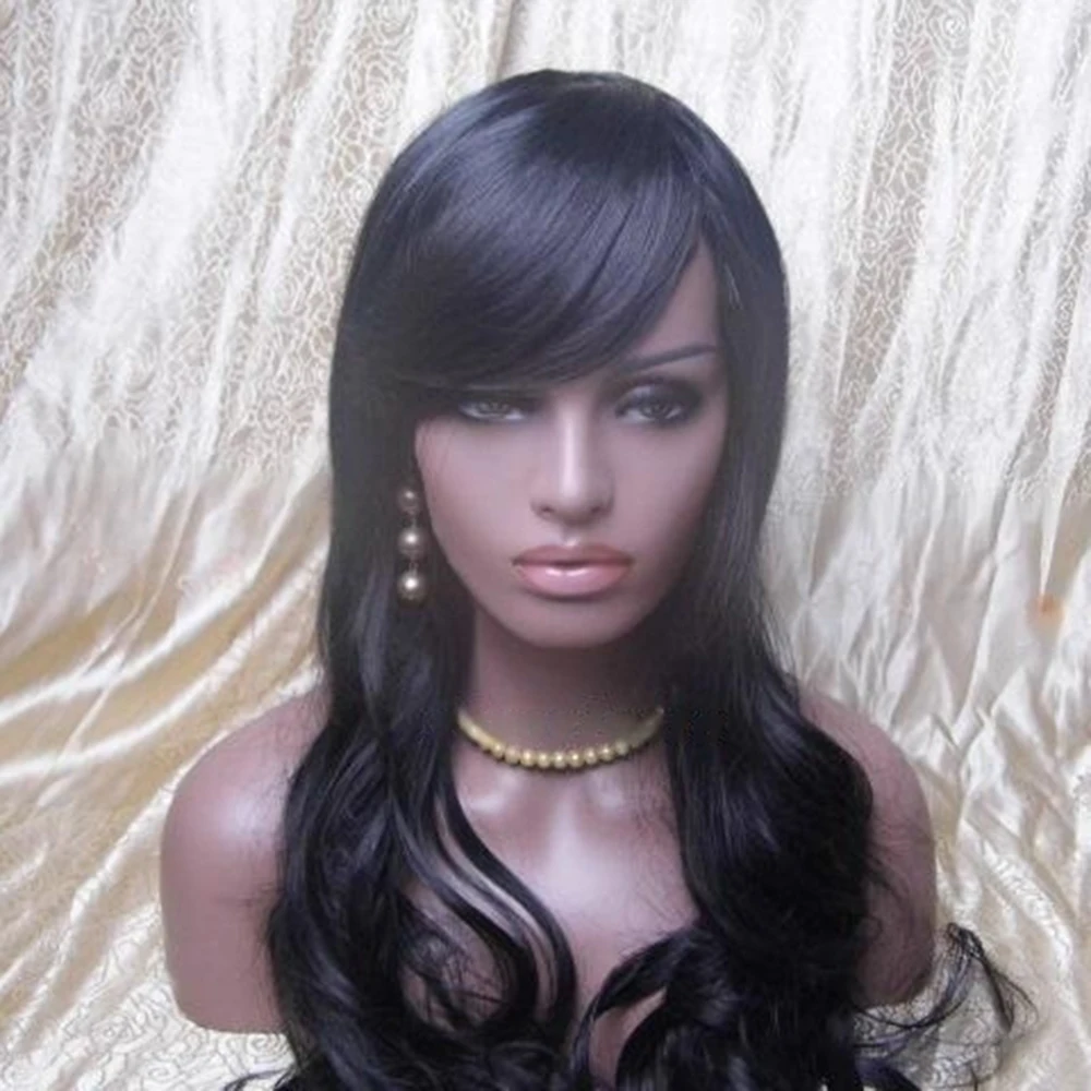 

Female Mannequin Head Women's Wigs Vintage Style Model Display Black People