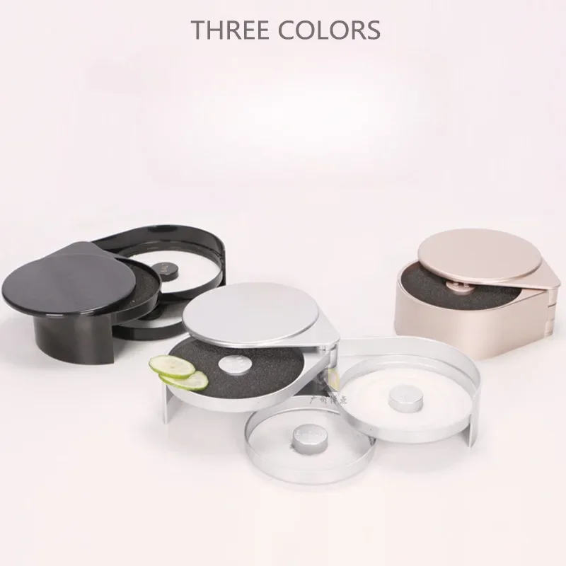 Salt Dipper Three-layer Plastic Salt Rim Box Sugar Rim Box Juice Cocktail Seasoning Bartending Tools Sugar Rimmed