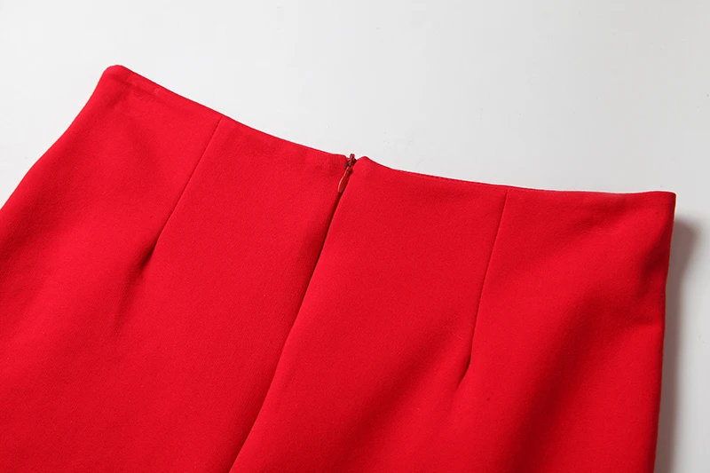 New Women Slim High Waist Long Section Of The Thin Split Step Hip Professional Skirts