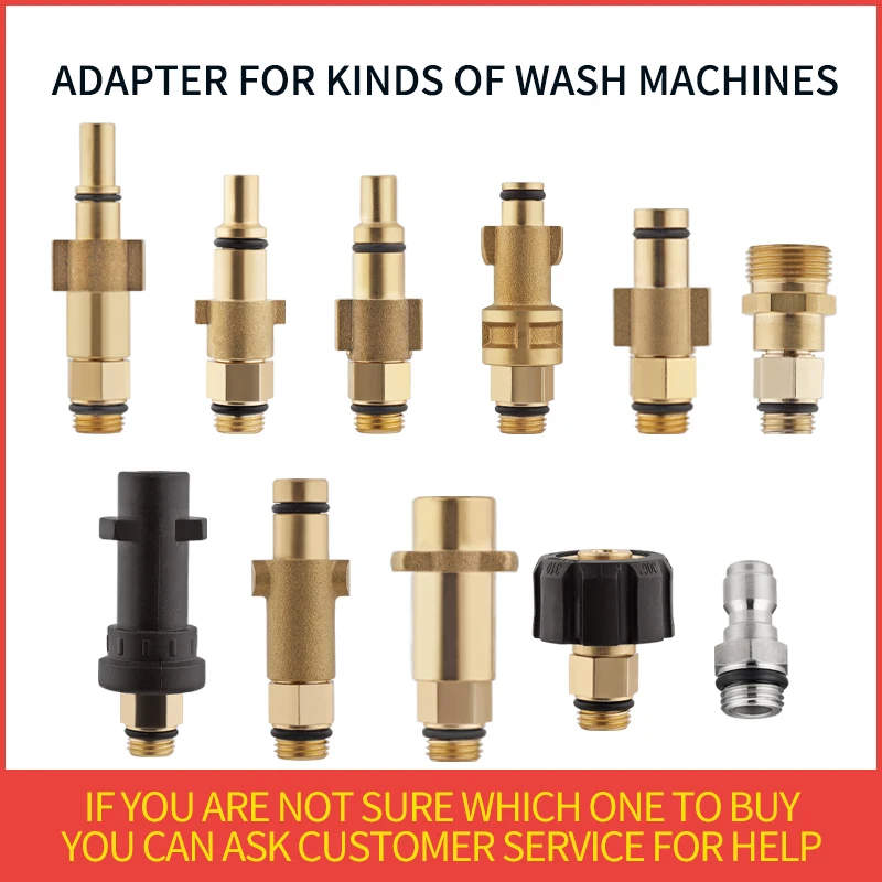 Adapter For Snow Foam Lance 1/4 Quick Connection High Pressure Wash Machine Karcher Lavor Bosch Nilfisk Huter Kranzle 3