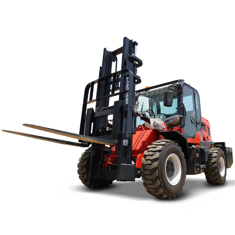 Agricultural All Terrain Off-Road Forklift 3Ton 4WD Diesel Forklift