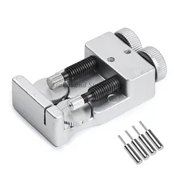 Professional Watch Band Adjustment and Repair Tool with Spare Pins - Universal Watch Link Remover for Men and Women Accessories (Silver)
