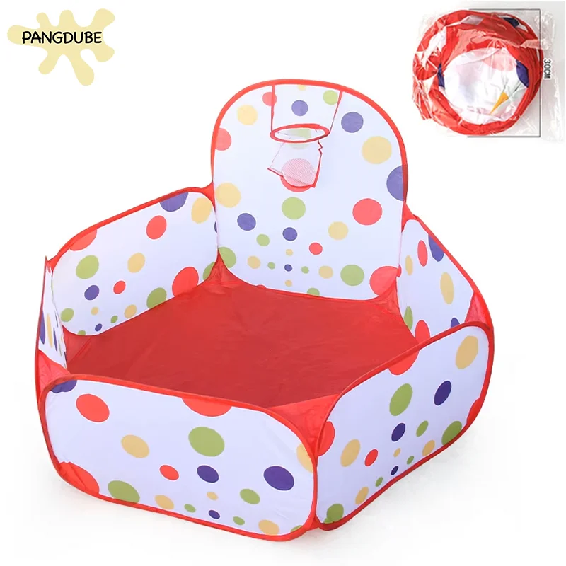 PANGDUBE 1.2m hexagone pliant bébé parc bébé clôture de sécurité avec cerceau de basket-ball bébé activité clôture enfant cadeau
