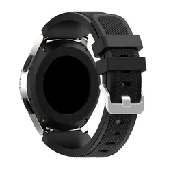 20mm Silicone Watch Band - Sleek and Comfortable Replacement Strap - 20mm (Black)