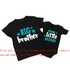 Sibling Brother Matching Shirts Big Brother Little Brother Shirt Brother Matching Outfits Kid Short Sleeve T-shirts Baby Clothes 4