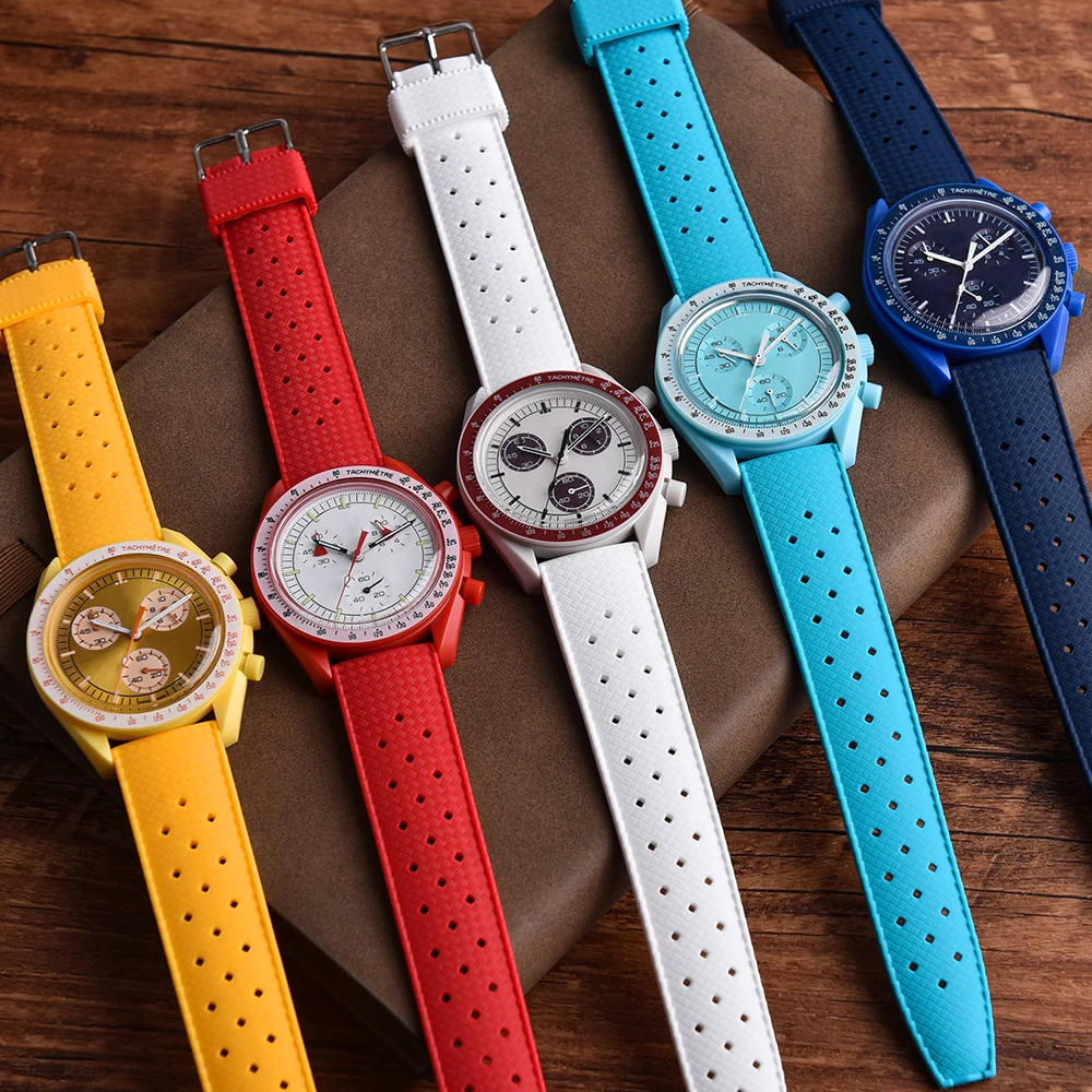 Inexpensive Trendy Silicone 18 mm Watch Strap SI.PE.S.S.09_K0022295 main image 1