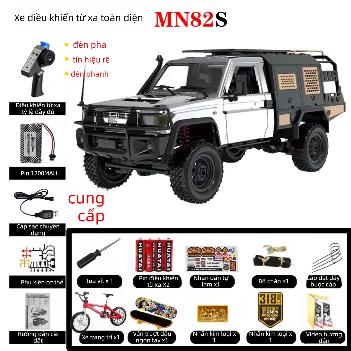 MN MODEL | Waterproof Full-Scale RC Truck Model - 3