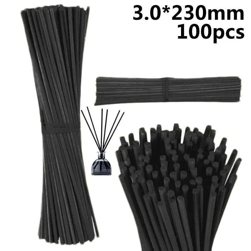 100pcs Natural Rattan Reed Fragrance Diffuser Aroma Replacement Sticks 3.0x230mm Flavoring For Home Spa Decoration Home Decor reed diffuser stick aroma diffuser sticks fragrance diffuser refill stick