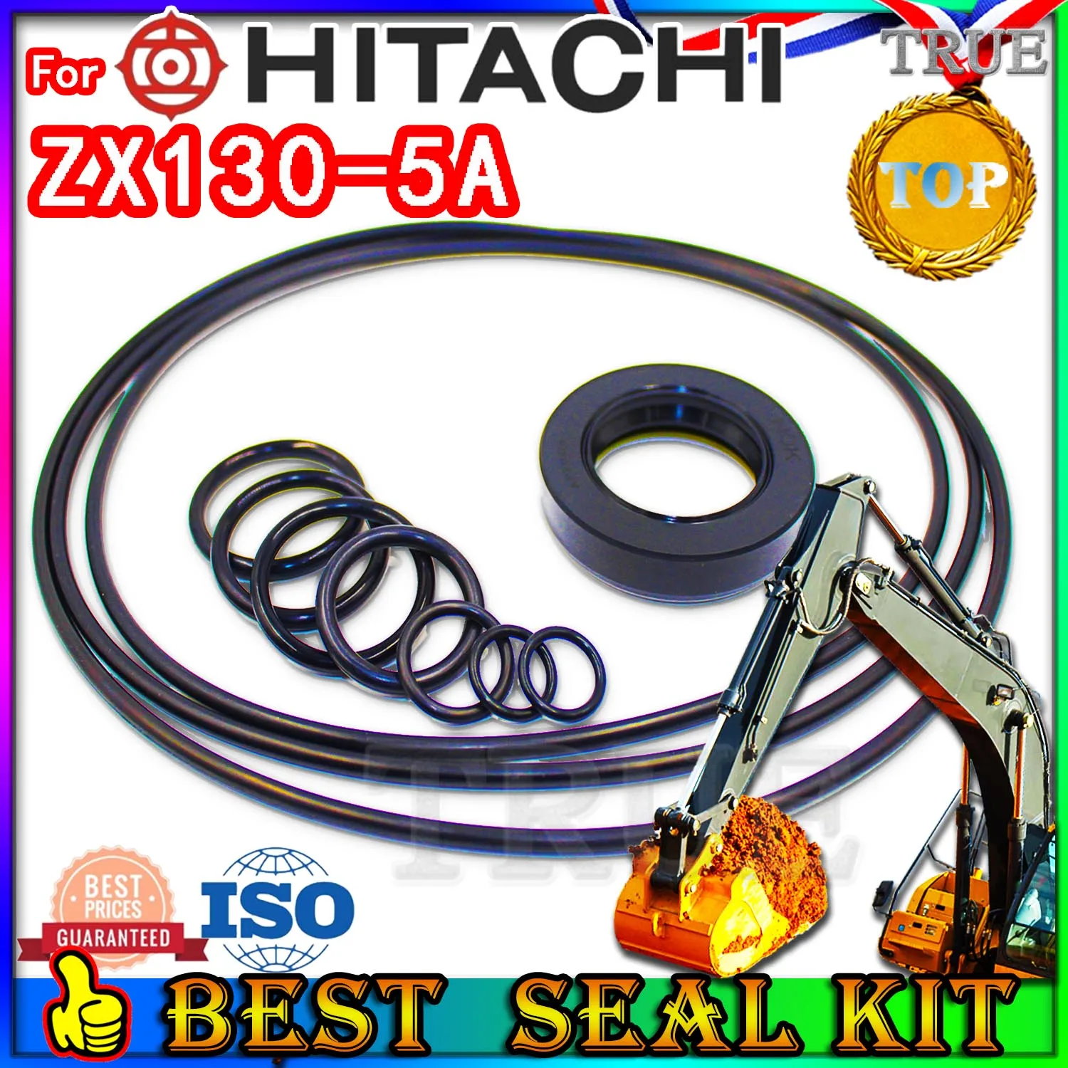 

For Hitachi ZX130-5A Oil Seal Repair Kit Boom Arm Bucket Excavator Hydraulic Cylinder Hit ZX130 5A Main Factory Direct Sales