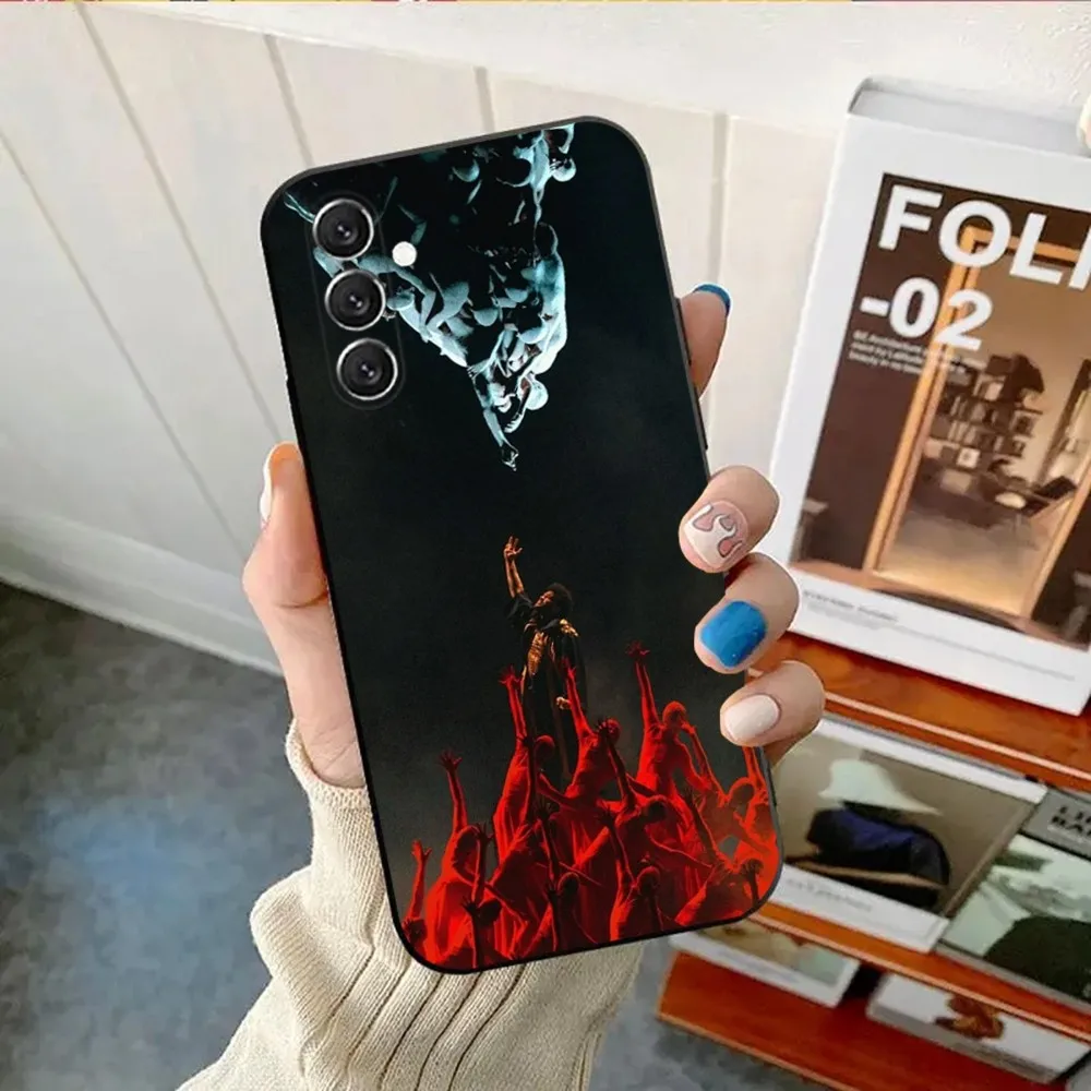W-Weeknd Soft Black Phone Case - Sleek and Stylish Protection
