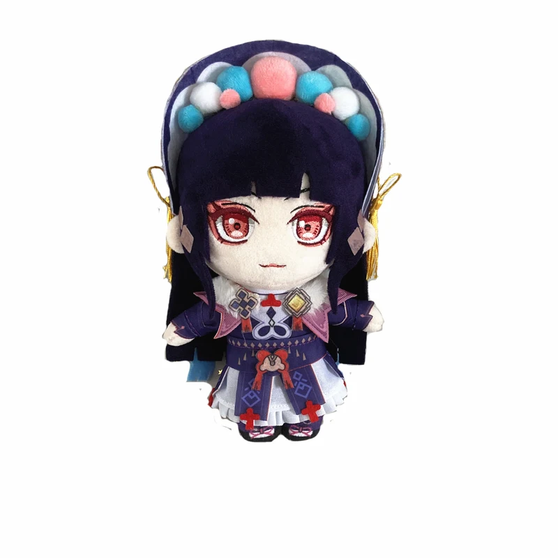 20cm Anime Genshin Impact Yun Jin  Raiden Shogun Yae Miko Hu Tao XIAO Zhongli Morax Tartaglia Klee Plush Doll game genshin impact new card holder characters raiden shogun student staff id passport bank protective abs plastic hd printing