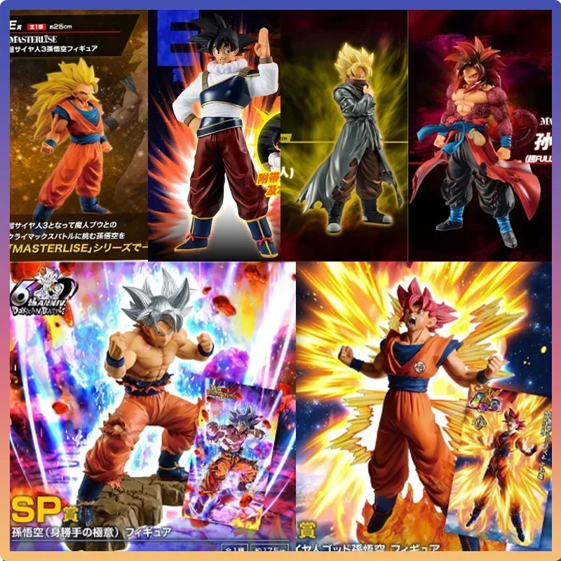 

Bandai Original Masterlise Figure Dragon Ball Son Goku Anime Figures Statuary Toy Model Decoration Collection PVC Action Figures