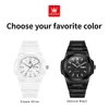 OLEVS Luxury Man Wristwatch Waterproof Date Luminous Watch for Men White Resin Men's Quartz Watches reloj hombre 6