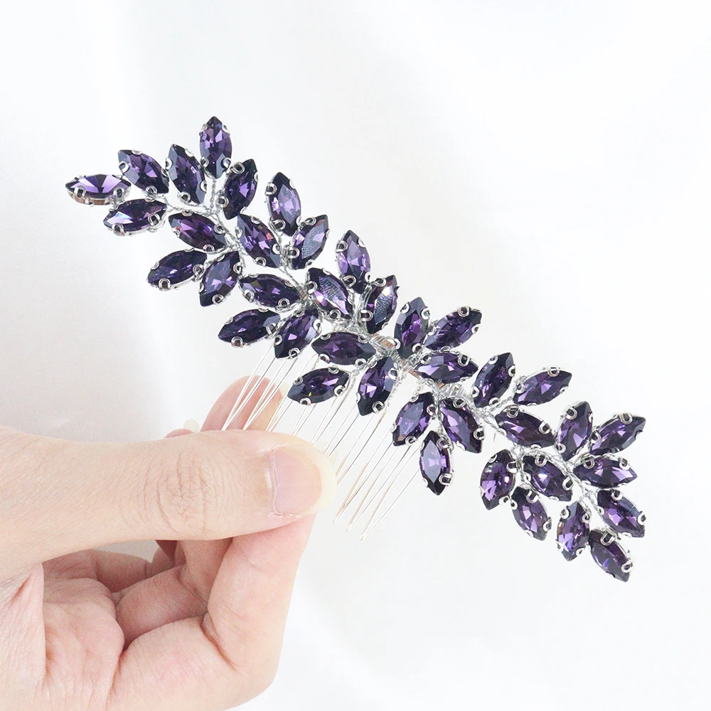 Full Rhinestone Hair Comb Bride Headdress for Wedding Hair Accessories Elegant Women Handmade Headband Bridal Headwear hair accessories bridal hair accessories crown headband bridal jewelry set